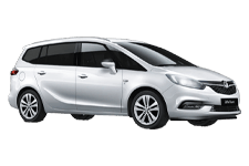 Car Hire Halifax - Vauxhall Zafira 7-Seater - Minibus hire Halifax